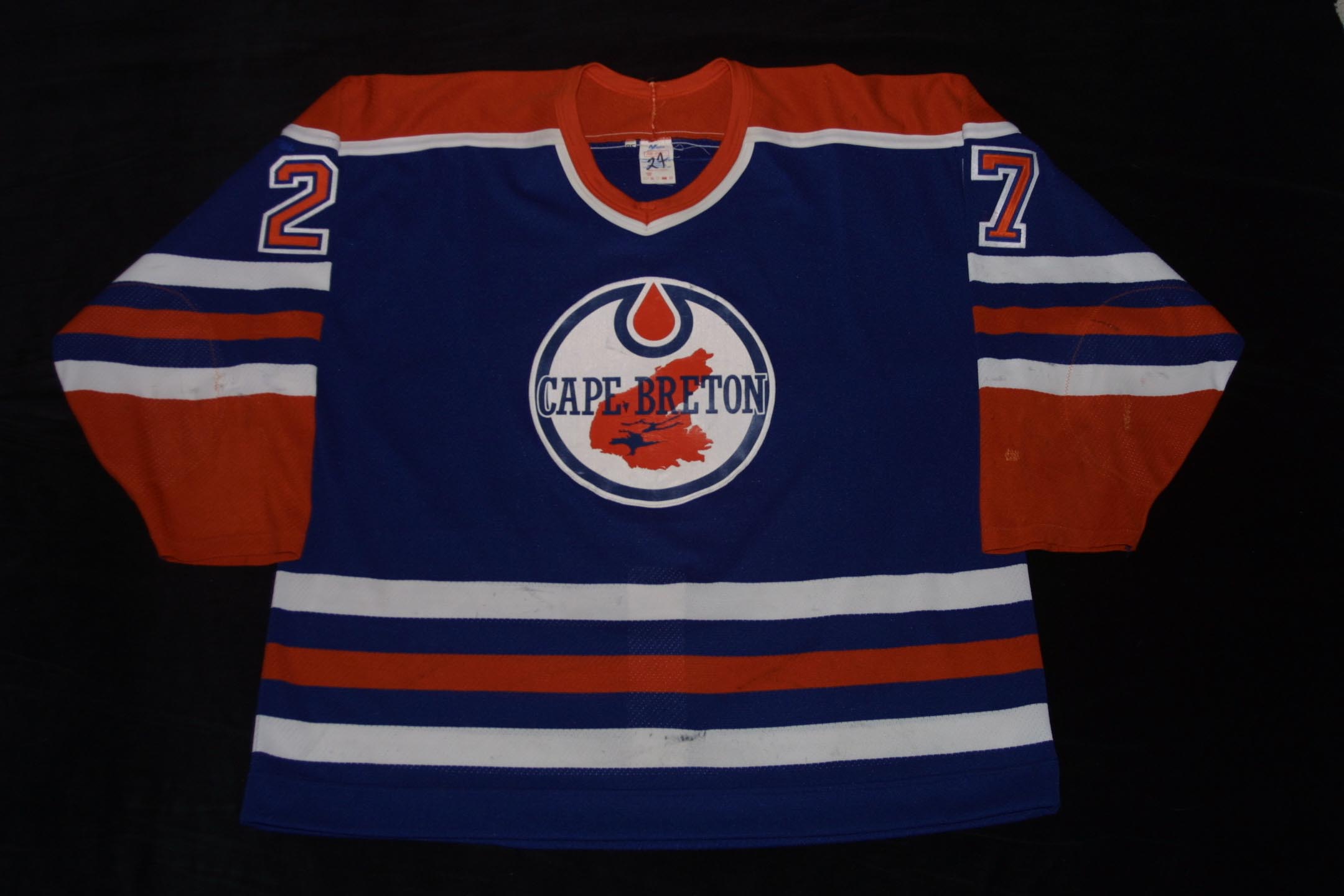 cape breton oilers jersey