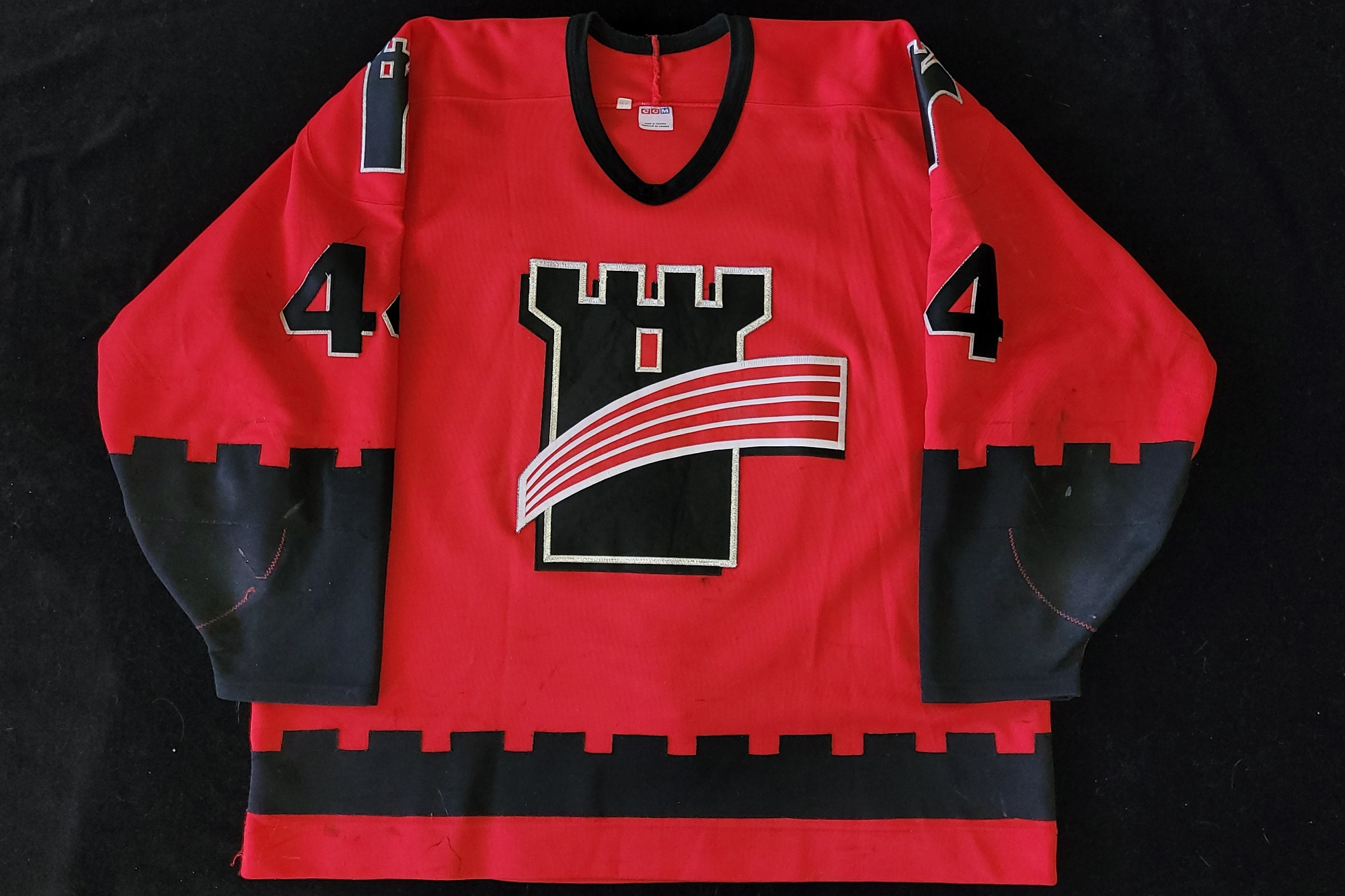 Lewiston Maineiacs Youth Hockey Jersey Quebec Major Junior League QMJHL  Maine L