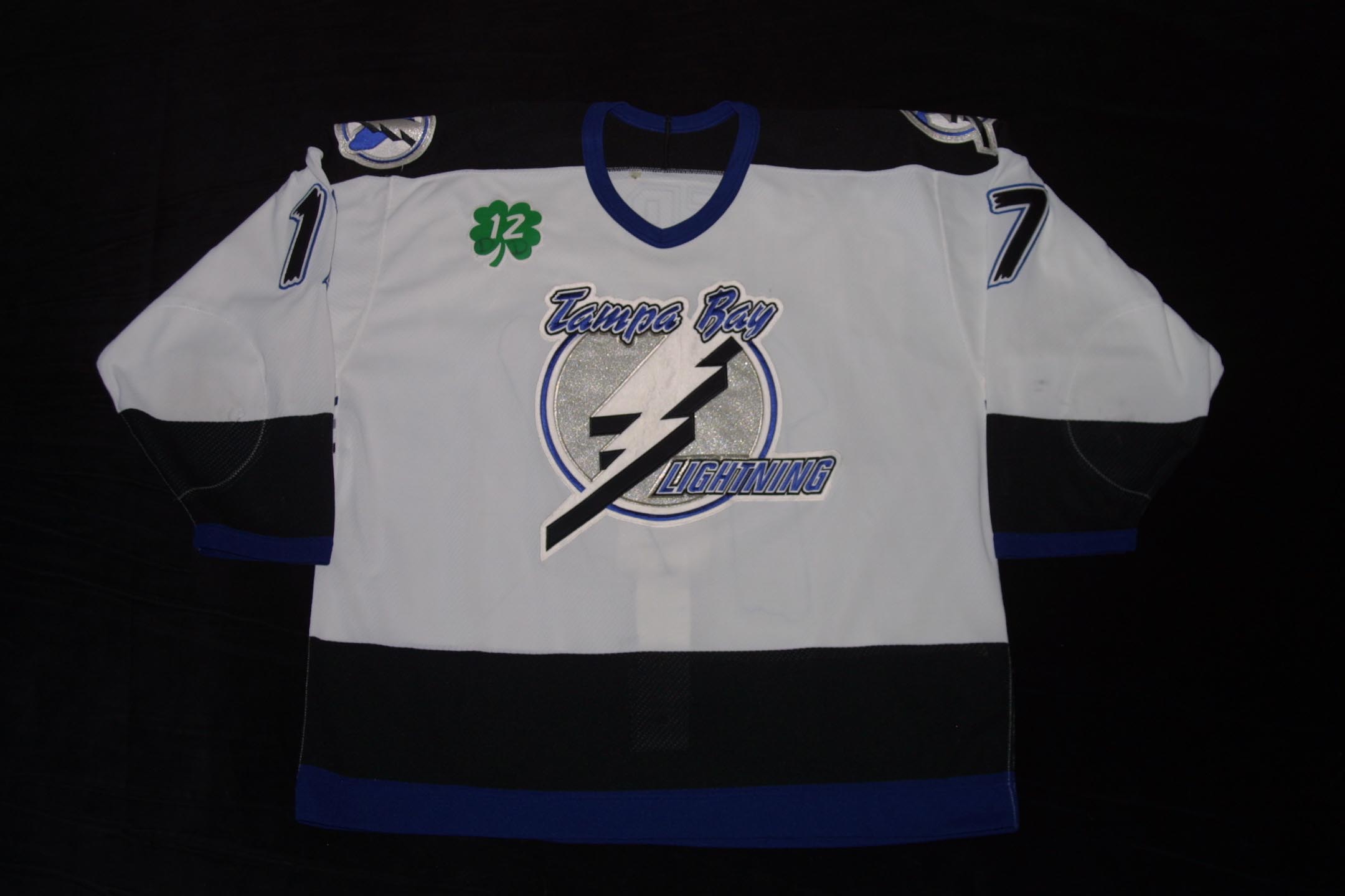 JOHN CULLEN Tampa Bay Lightning 1996 Away CCM Throwback NHL Hockey Jersey