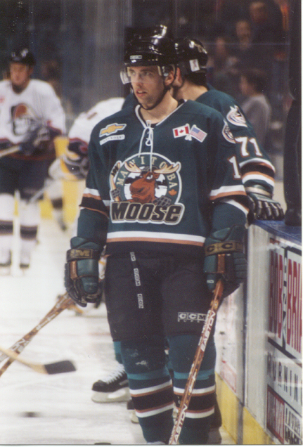Manitoba Moose 2001 - 2002 alternate Game Worn Jersey